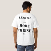 T-shirt L.E.S.S. est plus (Dos entier)