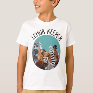 T-shirt L est pour Lemur Keeper