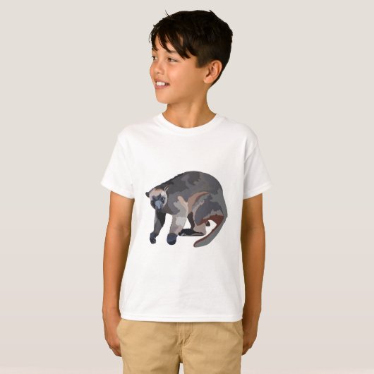 T-shirt L est pour Lumholtz Tree Kangaroo (Devant entier)