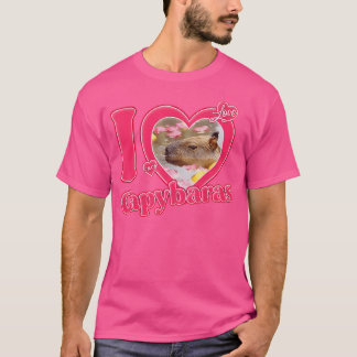 T-shirt L Love Capybara