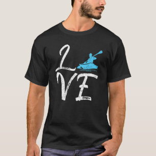 T-shirt L O V E Courant Pour L'Équipe De Rangée De Raideur