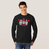 T-shirt L O V E Gnome Happy Valentineu2019s Day (Devant entier)