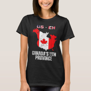 T-shirt La 11e province des États-Unis du Canada Funny Us-