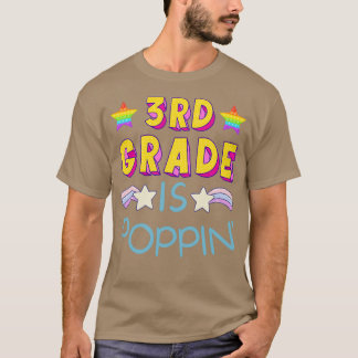 T-shirt La 3e année s'affiche Premier jour de l'école Popp