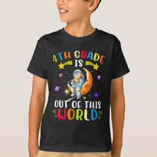 T-shirt La 4e Classe Est Hors De Ce Monde L'Astronaute Rev