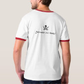 T-shirt La baie de pirate (Dos entier)