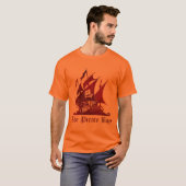T-shirt La baie de pirate (Devant entier)