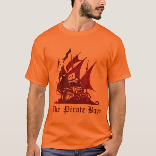 T-shirt La baie de pirate (Devant)