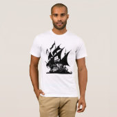 T-shirt La baie de pirate (Devant entier)