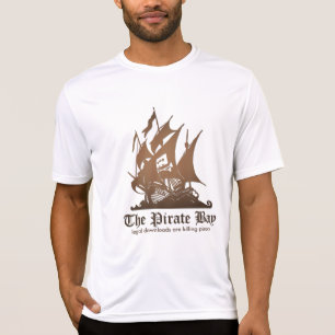 T-shirt La baie de pirate - le téléchargement juridique