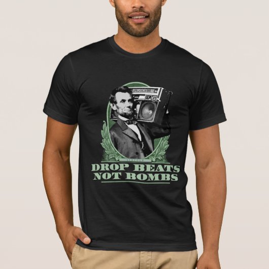 T-shirt La baisse bat pas la citation d'Abe Lincoln de (Devant)