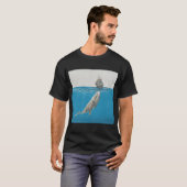T-shirt la baleine blanche (Devant entier)