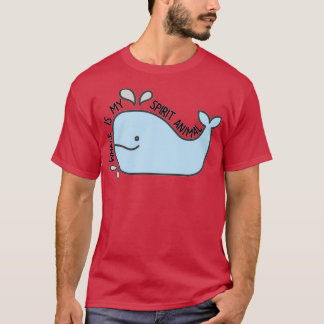 T-shirt La baleine est mon esprit animal