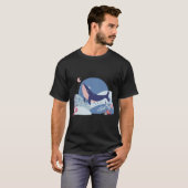 T-shirt la baleine et la lune (Devant entier)