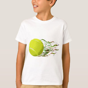 T-shirt La balle de tennis flambe l'US Open artistique