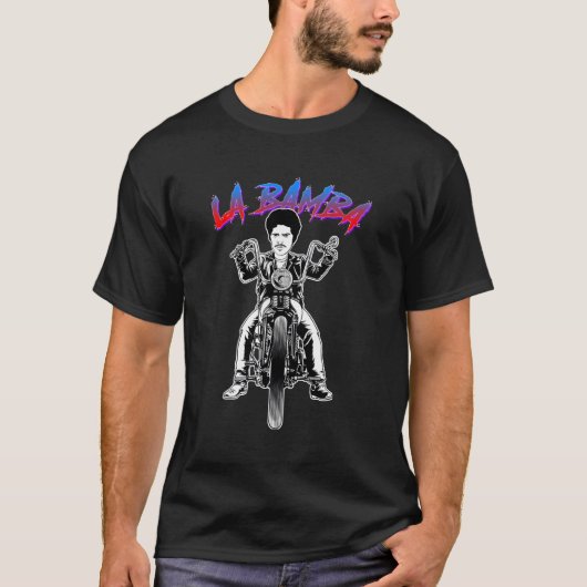 T-shirt La Bamba Bob Motorcycle (Devant)