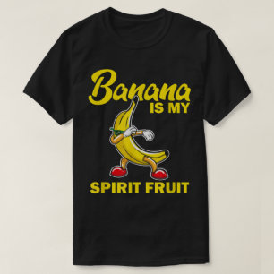 T-shirt La banane est mon fruit spirituel, design amusant