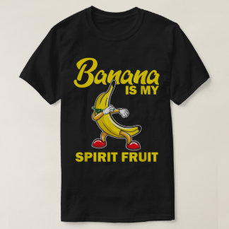 T-shirt La banane est mon fruit spirituel, design amusant