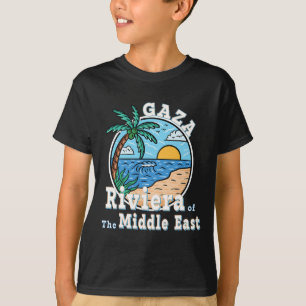 T-shirt La bande de Gaza, la riviera du Moyen-Orient Trump
