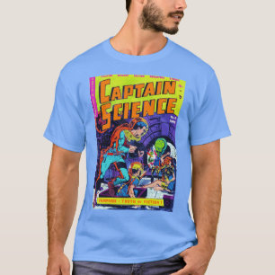 T-shirt La bande dessinée Captain Science couvre Space vam