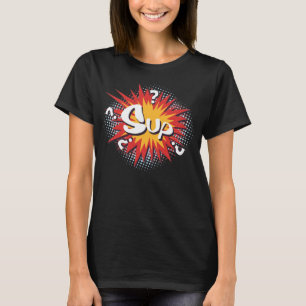 T-shirt La bande dessinée Pop Art "Sup ?"