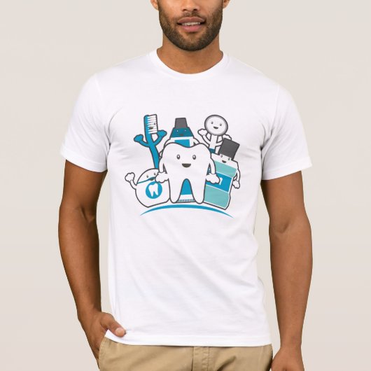 T-shirt La bande propre de dents (Devant)