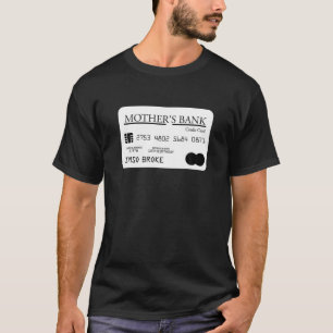 T-shirt La banque de la mère Banque Vintage de la mère Drô
