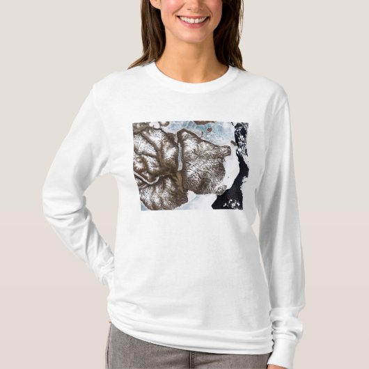 T-shirt La banquise maritime longe le littoral de l'est du (Devant)