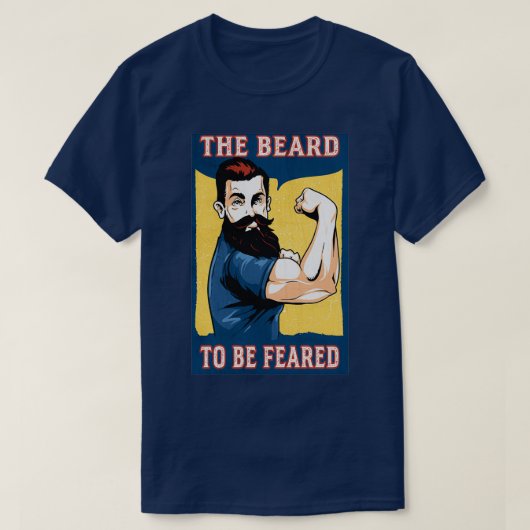 T-shirt La barbe à craindre (Design devant)