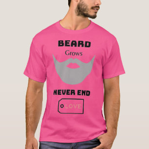 T-shirt La barbe ne cesse jamais 3