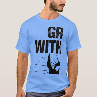 T-shirt La barbe pousse avec soin et avec fierté