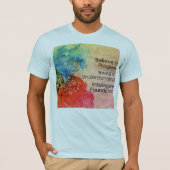 T-shirt La base d'Intellegere croient en cours. (Devant)