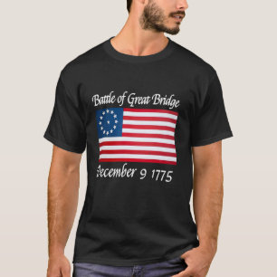 T-shirt La bataille de Great Bridge Virginia Révolutionnai