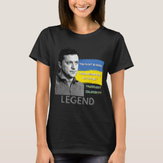 T-shirt La bataille est ici Le Président ukrainien Zelensk