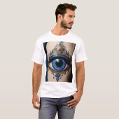 T-shirt La beauté dans chaque ligne" (Devant entier)