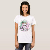 T-shirt La beauté dans le graphique de chats (Devant entier)