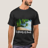 T-shirt La beauté de la plage (Devant)