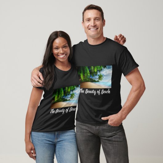 T-shirt La beauté de la plage (Unisexe)