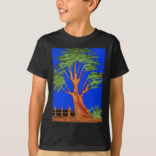 T-shirt La beauté de l'acacia en Afrique : Serengeti Seren (Devant)