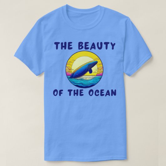 T-shirt La beauté de l'océan (Design devant)