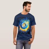 T-shirt la beauté de l'univers (Devant entier)
