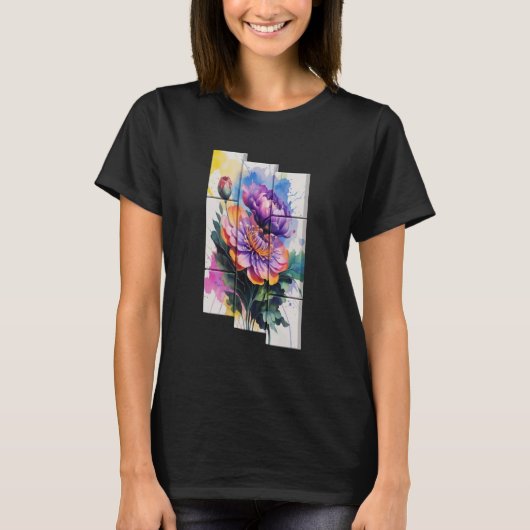 T-shirt La Beauté des Fleurs (Devant)