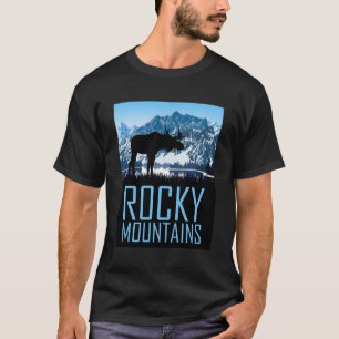 T-shirt La Beauté Des Montagnes Rocheuses Illustration Nat