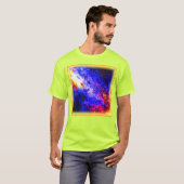 T-shirt La Beauté des Nebulas et des Galaxies. Commandez d (Devant entier)