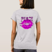 T-shirt La beauté dormante pour la paix - (Dos)