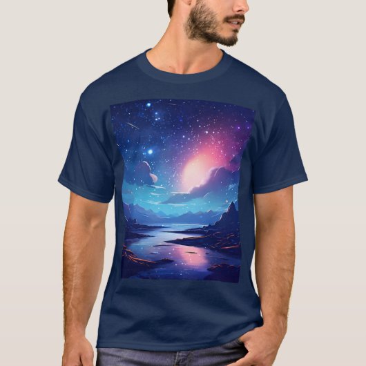 T-shirt la beauté du ciel (Devant)
