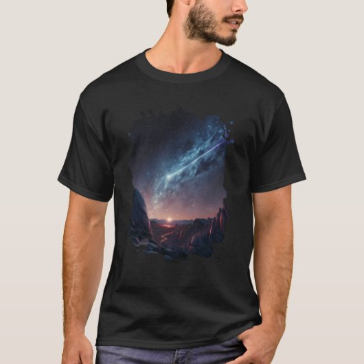 T-shirt La beauté du ciel nocturne chez les astéroïdes (Devant)