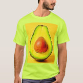 T-shirt La beauté d'une conception d'Avocado saine (Devant)