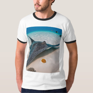 T-shirt La beauté majestueuse dans le bleu