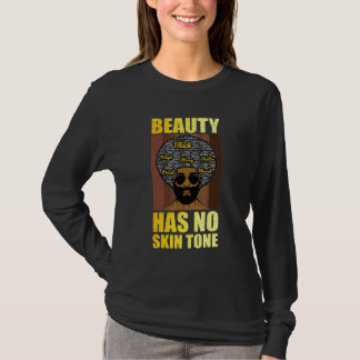 T-shirt La Beauté N'a Pas De Teint  Hommes Mois De L'Histo